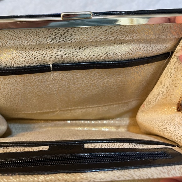 ABAS Elegant Black Crocodile-Embossed Clutch with products - Picture 6 of 14